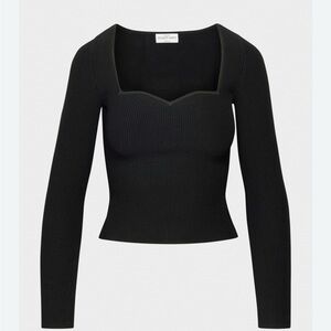 Black Long Sleeve Top